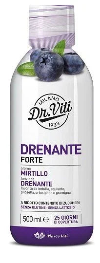 DR VITI DRENANTE FORTE MIRTILLO 500 ML SENZA ZUCCHERI - Farmaspeed
