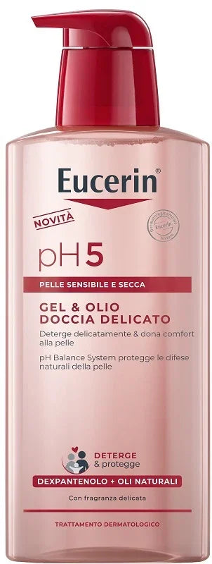 EUCERIN GEL & OLIO DOCCIA DELICATO 400 ML - Farmaspeed