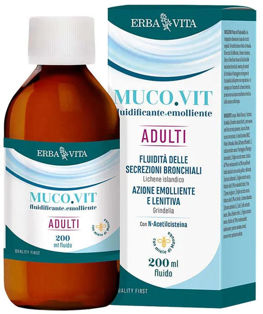 MUCOVIT FLUIDO ADULTI 200 ML - Farmaspeed