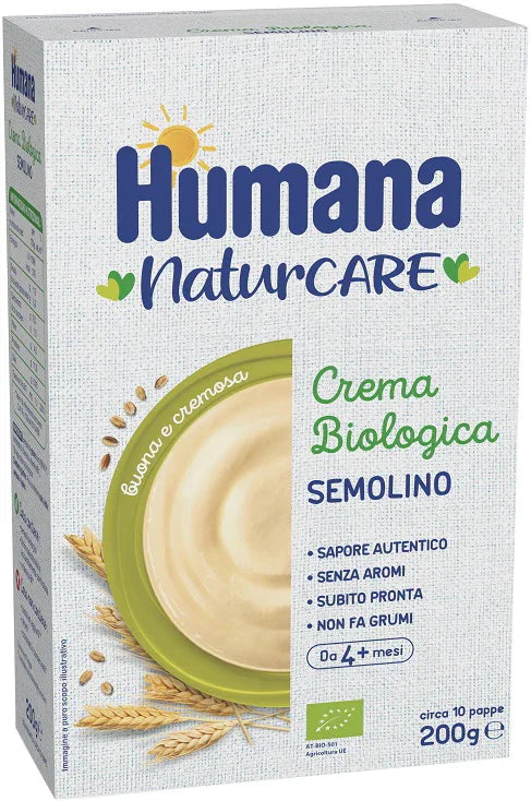 HUMANA CREMA BIOLOGICA SEMOLINO 200 G - Farmaspeed