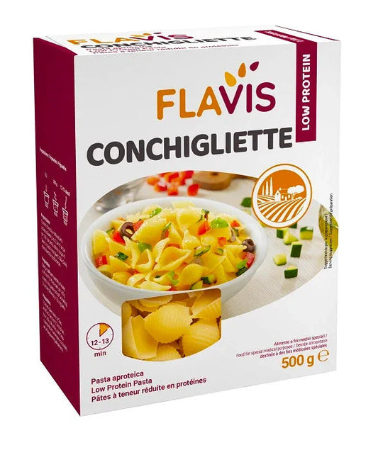 FLAVIS CONCHIGLIETTE APROTEICHE 500 G - Farmaspeed