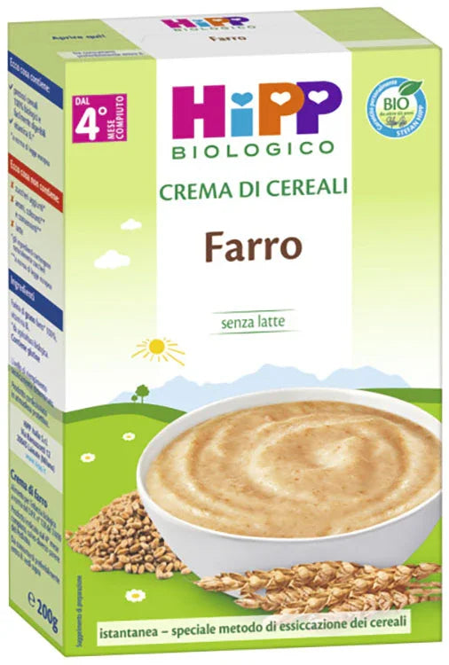 HIPP BIO CREMA CEREALI FARRO 200 G - Farmaspeed