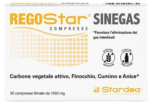 REGOSTAR SINEGAS 30 COMPRESSE FILMATE - Farmaspeed