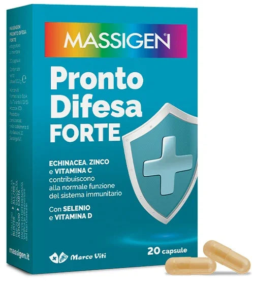MASSIGEN PRONTO DIFESA FORTE 20 CAPSULE - Farmaspeed