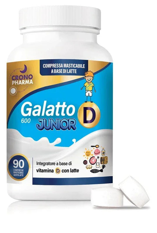 GALATTO D JUNIOR 90 COMPRESSE MASTICABILI DA 600 MG - Farmaspeed