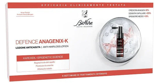 DEFENCE ANAGENIX K LOZIONE ANTI CADUTA 6 FLACONCINI 15 ML - Farmaspeed