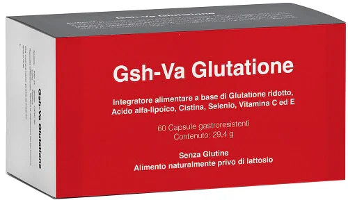 GSH-VA GLUTATIONE 60 CAPSULE GASTRORESISTENTI DA 490 MG - Farmaspeed