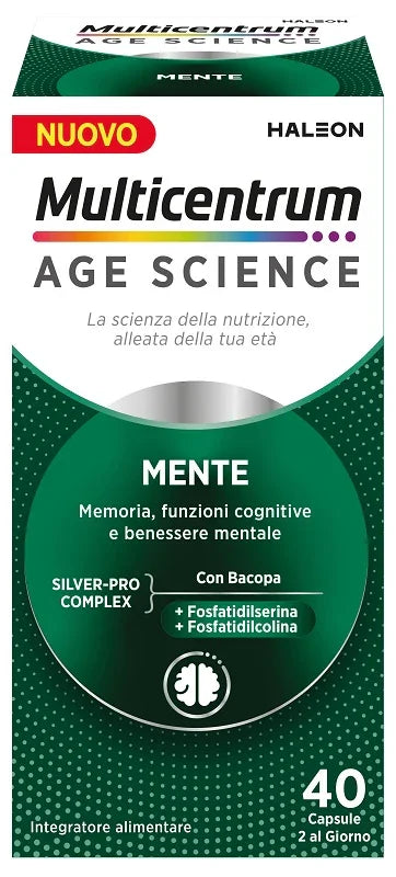 MULTICENTRUM AGE SCIENCE MENTE 40 CAPSULE - Farmaspeed