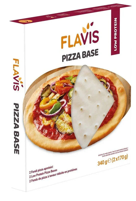 FLAVIS PIZZA BASE 2 FONDI PIZZA APROTEICI DA 170 G - Farmaspeed