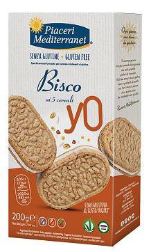 PIACERI MEDITERRANEI BISCO YO 5 CEREALI 200 G - Farmaspeed
