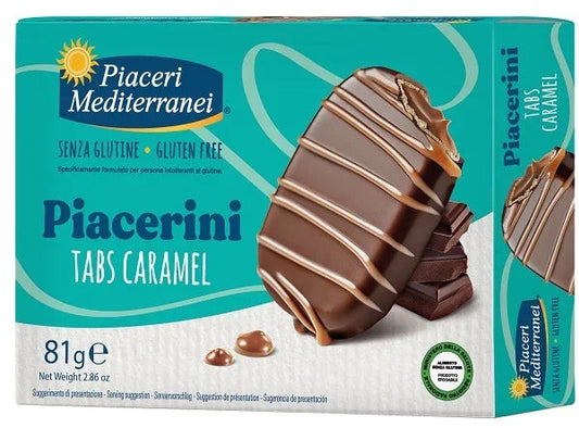 PIACERI MEDITERRANEI PIACERINI TABS CARAMEL 81 G - Farmaspeed