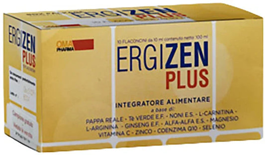 ERGIZEN PLUS INTEGRATORE ENERGIZZANTE 10 FLACONCINI DA 10 ML - Farmaspeed