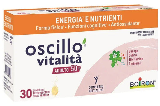 OSCILLO VITALITA' 50+ 30 COMPRESSE EFFERVESCENTI - Farmaspeed