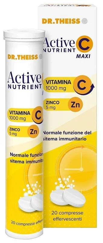 THEISS ATIVE NUTRIENT C-MAXI 20 COMPRESSE EFFERVESCENTI - Farmaspeed