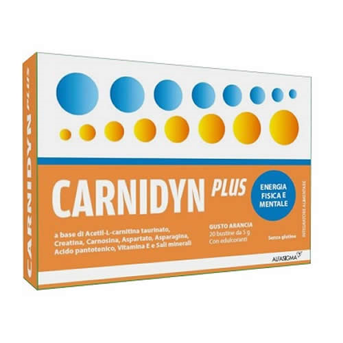 CARNIDYN PLUS INTEGRATORE ENERGETICO CON CARNITINA 20 BUSTINE