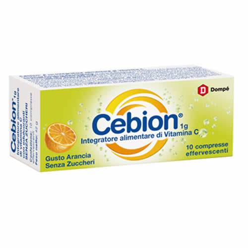 CEBION EFFERVESCENTE VITAMINA C SENZA ZUCCHERO 10 COMPRESSE