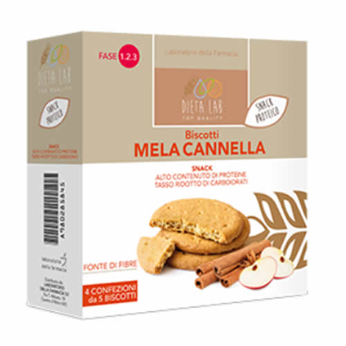 DLAB BISCOTTI MELA CANNELLA 160 G