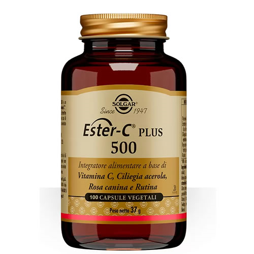 ESTER C PLUS 500 SOLGAR 100 CAPSULE