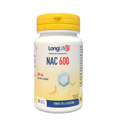 LONGLIFE NAC 600MG 60 CAPSULE