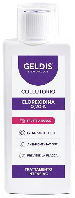 Geldis clorexidina 0,20% frutti di bosco 200 ml - Farmaspeed