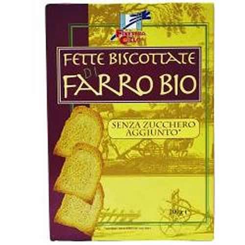 FSC FETTE BISCOTTATE DI FARRO BIO SENZA ZUCCHERI AGGIUNTI CON OLIO DI GIRASOLE SENZA OLIO DI PALMA 200 G - Farmaspeed