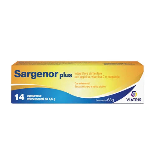 SARGENOR PLUS 14 COMPRESSE EFFERVESCENTI DA 4,5 G - Farmaspeed