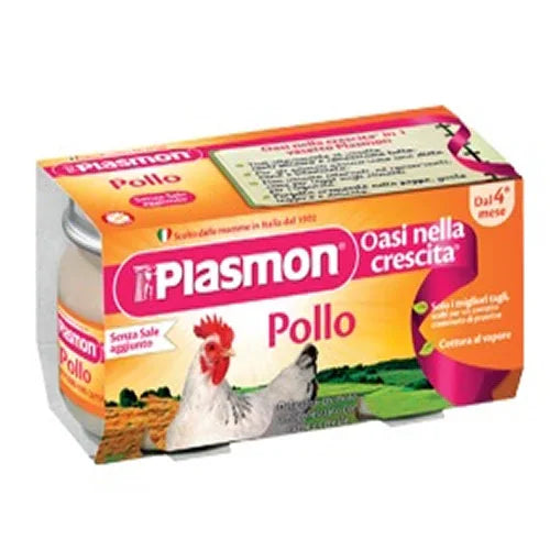PLASMON OMOGENEIZZATO POLLO 120 G X 2 PEZZI - Farmaspeed