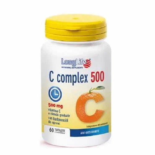 LONGLIFE C COMPLEX 500 TIME RELEASED 60 TAVOLETTE RIVESTITE - Farmaspeed