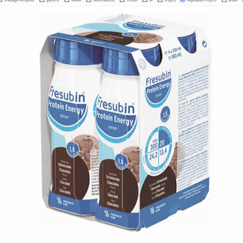 FRESUBIN PROTEIN ENERGY DRINK CIOCCOLATO 4 X 200 ML - Farmaspeed
