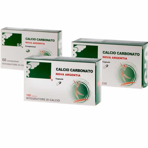 CALCIO CARBONATO 60 COMPRESSE DA 0,6 G - Farmaspeed