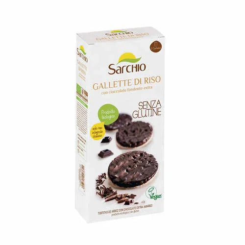 GALLETTE RISO CIOCCOLATO FONDENTE 100 G - Farmaspeed