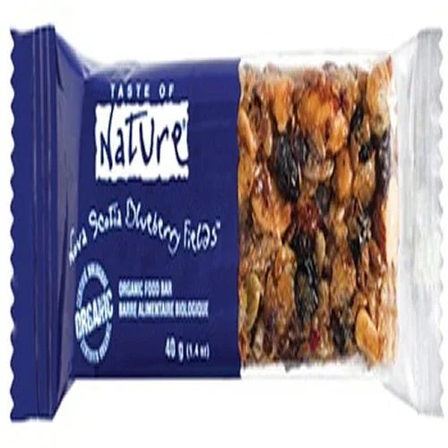 TASTE OF NATURE BARRETTA AI MIRTILLI BIO VEGAN AD ALTO CONTENUTO DI FIBRE 40 G - Farmaspeed