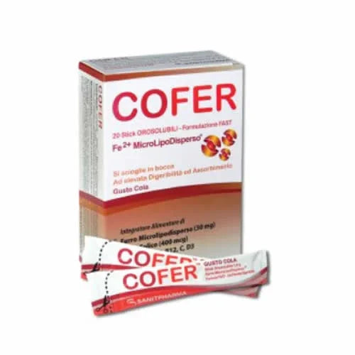 COFER 20 STICK OROSOLUBILI DA 1,6 G GUSTO COLA - Farmaspeed