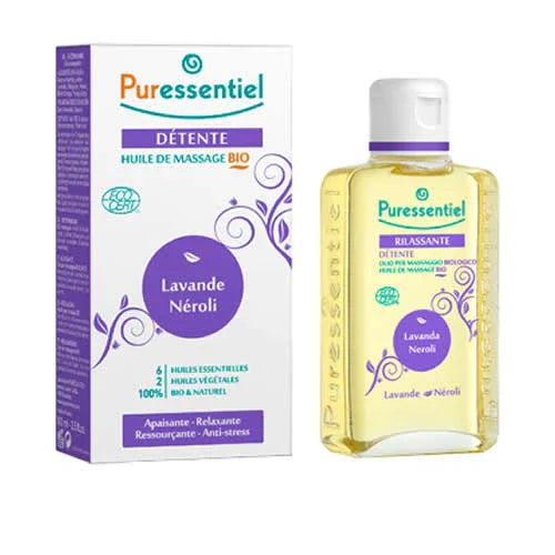 PURESSENTIEL RILASSANTE OLIO MASSAGGIO 100 ML - Farmaspeed