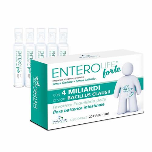 ENTEROLIFE FORTE 4 MILIARDI 20 FIALE DA 5 ML - Farmaspeed