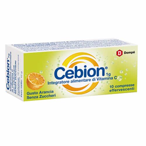 CEBION EFFERVESCENTE VIT C SENZA ZUCCHERO 10 COMPRESSE - Farmaspeed