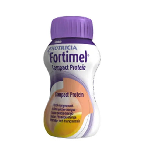 NUTRICIA FORTIMEL COMPACT PROTEIN GUSTO PESCA E MANGO 4 BOTTIGLIE DA 125 ML - Farmaspeed