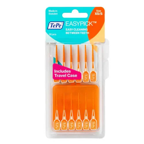 TEPE SCOVOLINI EASYPICK EXTRASMALL/SMALL ARANCIONE 36 PEZZI - Farmaspeed