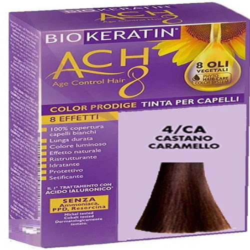 BIOKERATIN ACH8 COLOR PRODIGE 4/CA CASTANO CARAMELLO - Farmaspeed