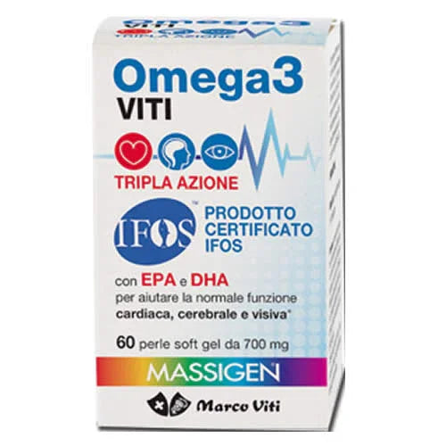 OMEGA3 VITI TRIPLA AZIONE 60 PERLE - Farmaspeed
