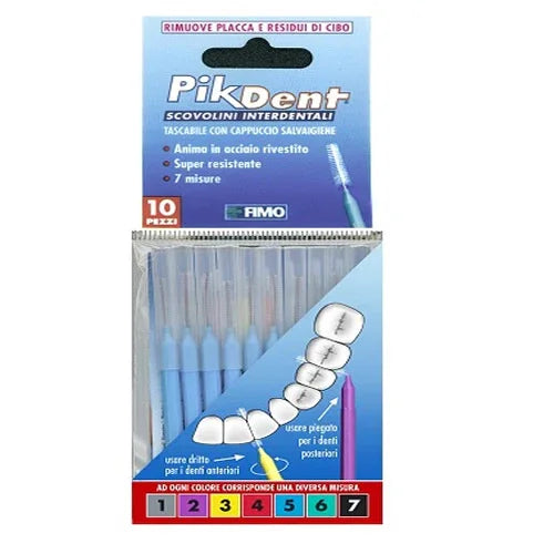 PIKDENT STUZZICOLINO 5 AZZURRO 10 PEZZI - Farmaspeed