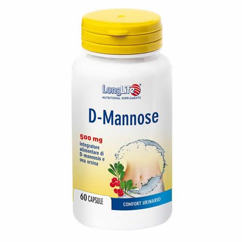 LONGLIFE D-MANNOSE 60 CAPSULE - Farmaspeed