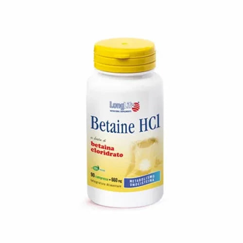 LONGLIFE BETAINE HCL 90 COMPRESSE RIVESTITE - Farmaspeed