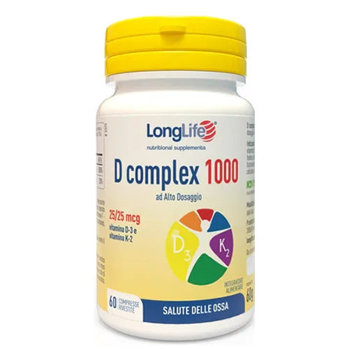 LONGLIFE D COMPLEX 1000 60 COMPRESSE - Farmaspeed