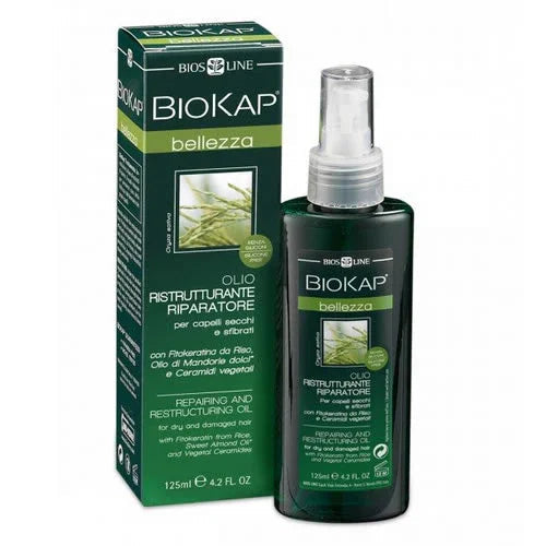 BIOKAP BELLEZZA OLIO RISTRUTTURANTE RIPARATORE 125 ML BIOSLINE - Farmaspeed