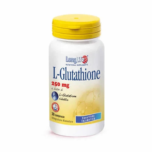 LONGLIFE L-GLUTATHIONE 250 MG 30 COMPRESSE - Farmaspeed