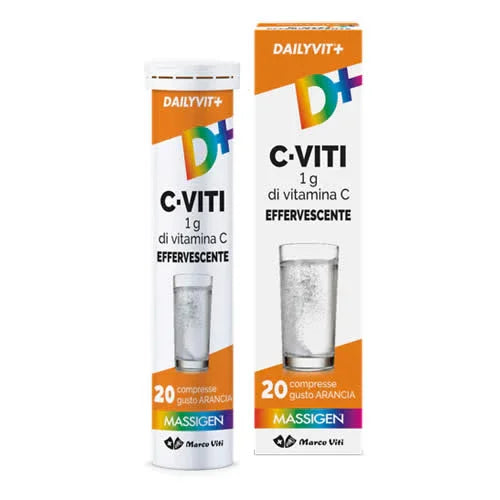 MASSIGEN VITAMINA C 1G EFFERVESCENTE 20 COMPRESSE - Farmaspeed