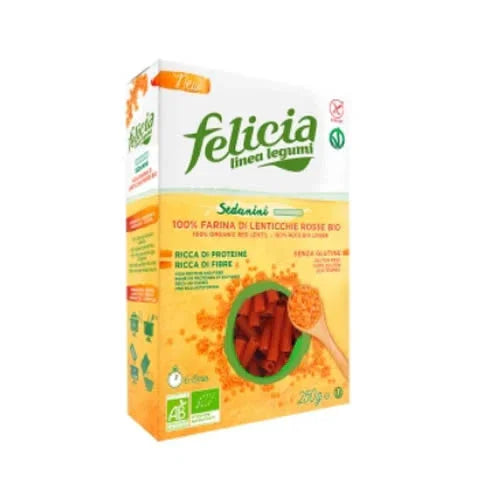 FELICIA BIO SEDANINI LENTICCHIE ROSSE 250 G - Farmaspeed