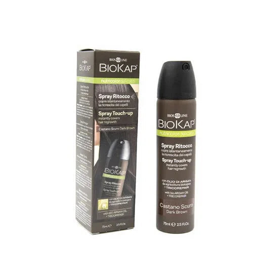 BIOS LINE BIOKAP NUTRIDEL SPRAY RITOCCO CASTANO SCURO 75 ML - Farmaspeed