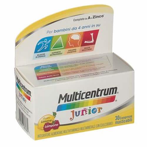MULTICENTRUM JUNIOR 30 COMPRESSE - Farmaspeed